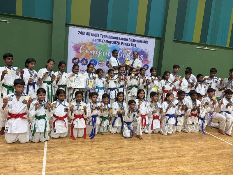 24th all india tenshinkan karate championship on 16-17 may 2026, ponda-gao