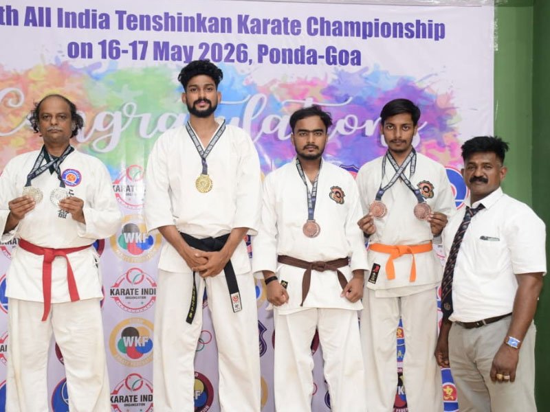 24th all india tenshinkan karate championship on 16-17 may 2026, ponda-gao