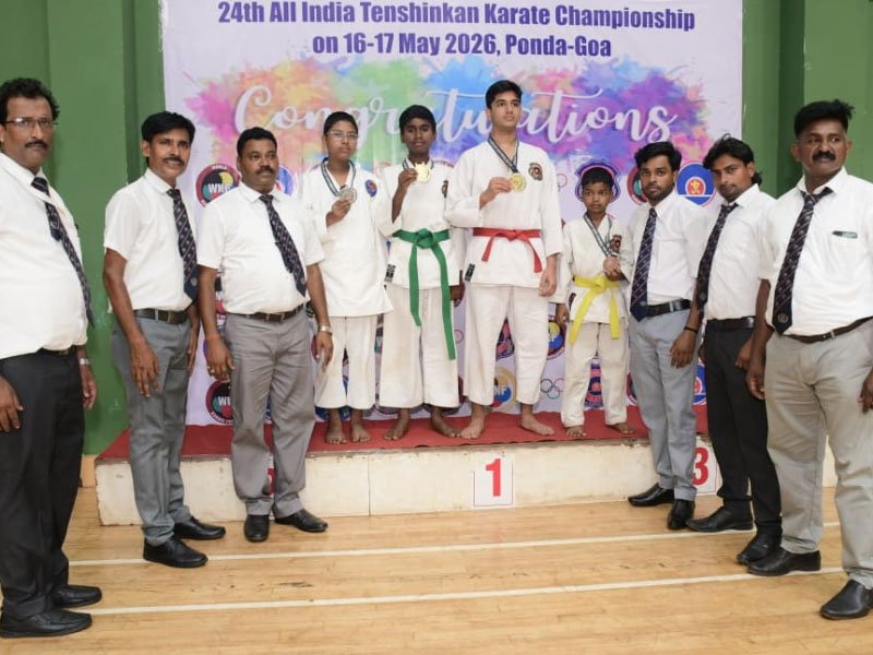 24th all india tenshinkan karate championship on 16-17 may 2026, ponda-gao