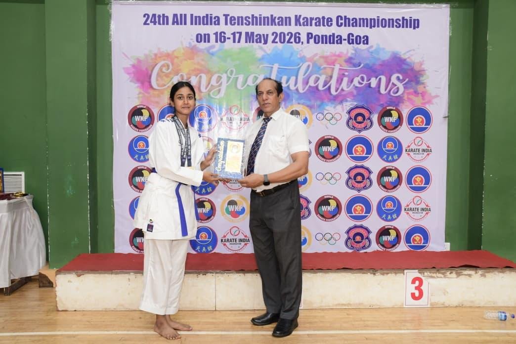 24th all india tenshinkan karate championship on 16-17 may 2026, ponda-gao