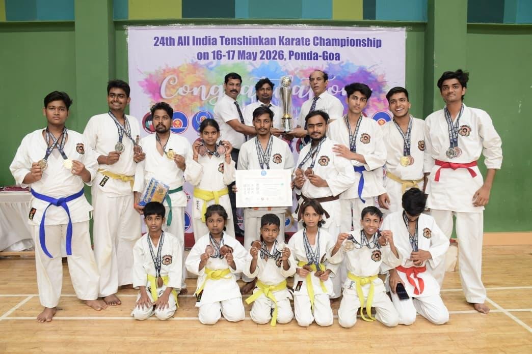 24th all india tenshinkan karate championship on 16-17 may 2026, ponda-gao