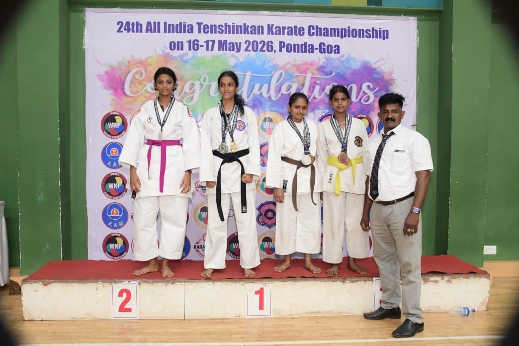 24th all india tenshinkan karate championship on 16-17 may 2026, ponda-gao